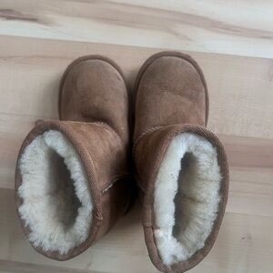 UGG Tan Kids Boots with Cream Lining